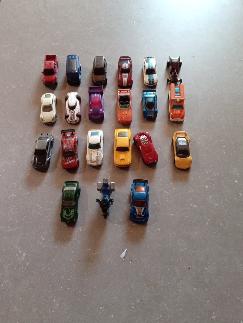 22 Dinky Cars. Mostly Hotwheels.Assorted Kids Toy Car Pack - Mixed Colors